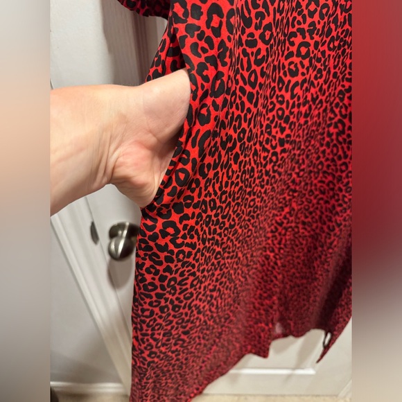 123-Smash + Tess red/black leopard print dress - Picture 9 of 11